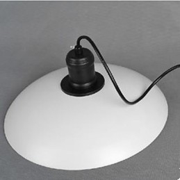 תאורת תליון קלאסית מסורתית מכווצת לבן Droplight Rustic Lodge