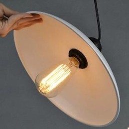 תאורת תליון קלאסית מסורתית מכווצת לבן Droplight Rustic Lodge