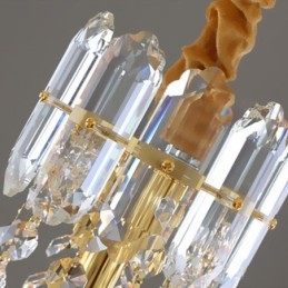 אור תליון קריסטל קוני תליית גוף תאורה אור