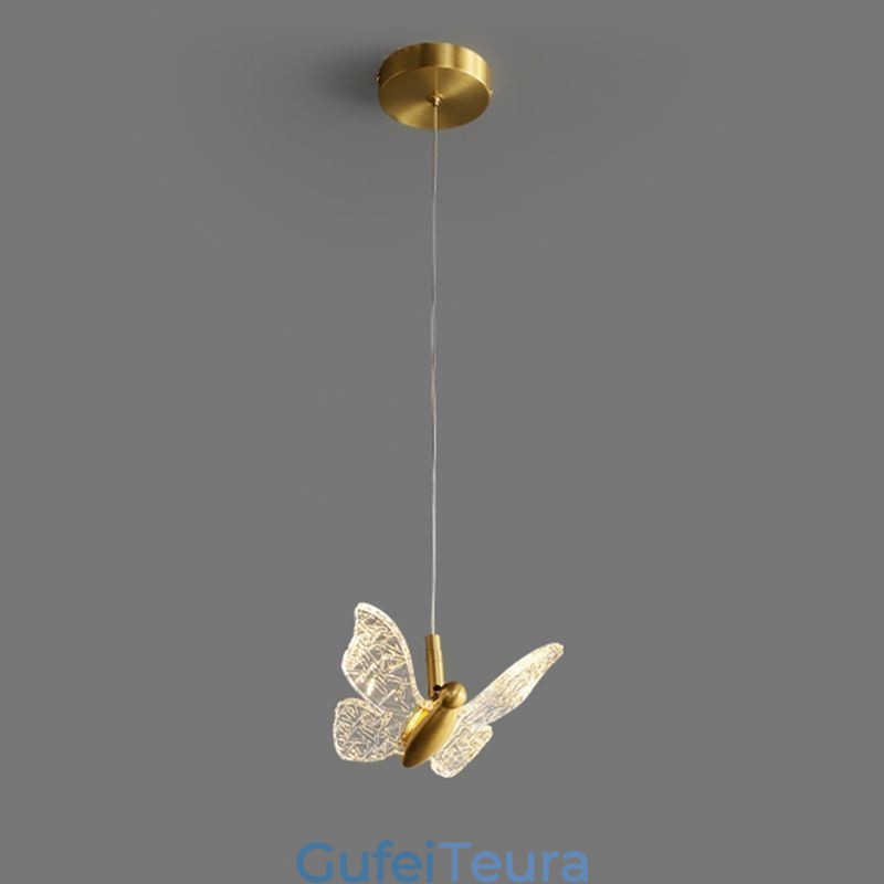 גוף תאורה לתקרה פרפר אקרילי תליון