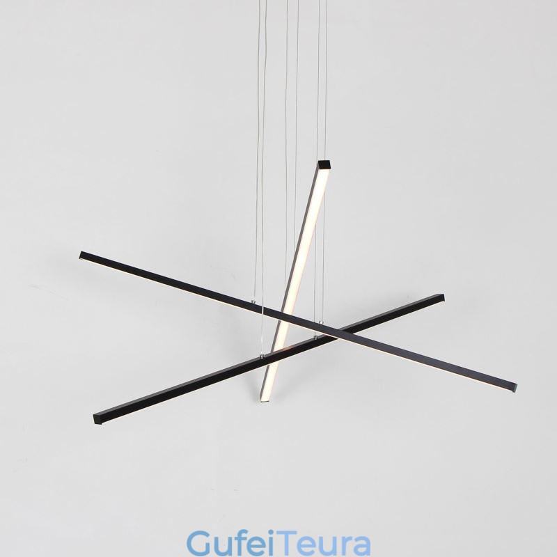 גוף תאורה דקורטיבי תליון תליון ליניארי