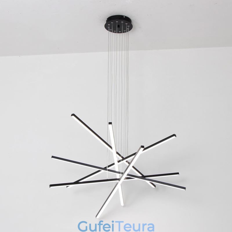 גוף תאורה דקורטיבי תליון תליון ליניארי