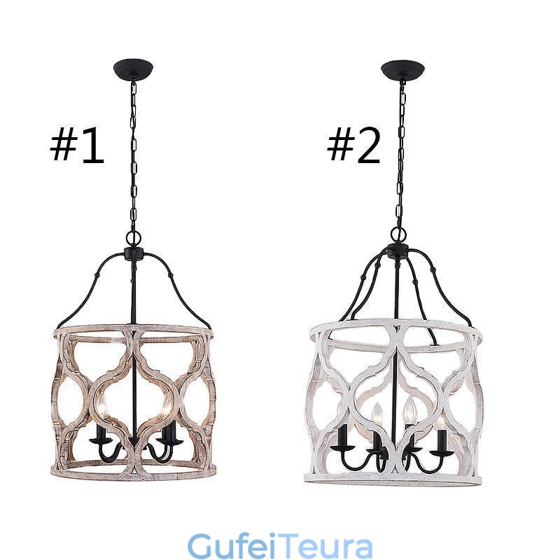 פנס תליון אור בסגנון וינטג' 4 אור