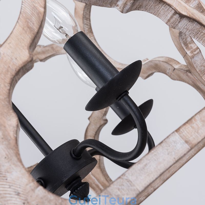 פנס תליון אור בסגנון וינטג' 4 אור