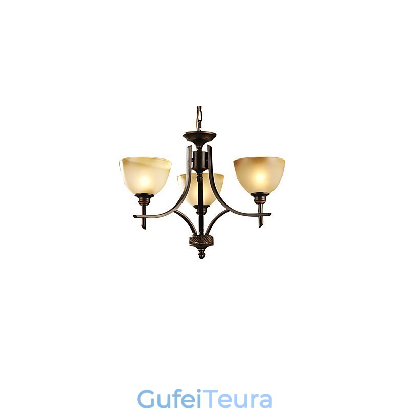 נברשת אלגנטית עם 3 אורות באור חם