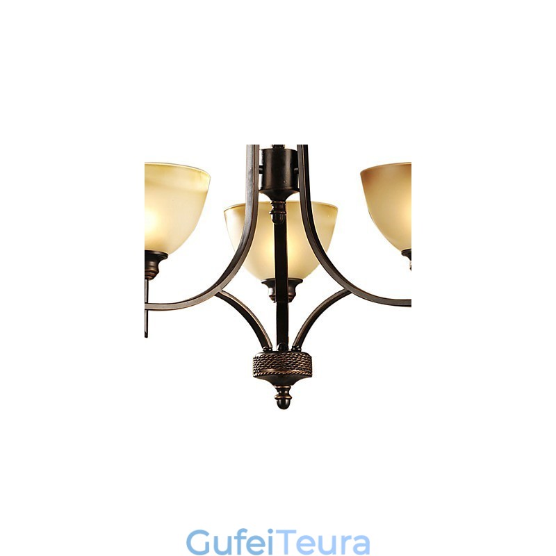 נברשת אלגנטית עם 3 אורות באור חם