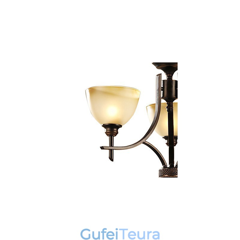 נברשת אלגנטית עם 3 אורות באור חם