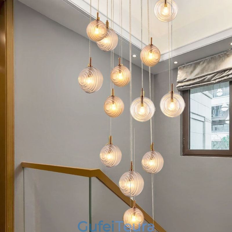 זכוכית תליון אור Creative דקורטיבי גלובוס זכוכית לופט