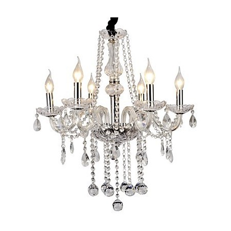 נברשת מתכת מודרנית עכשווית מצופה אלקטרו