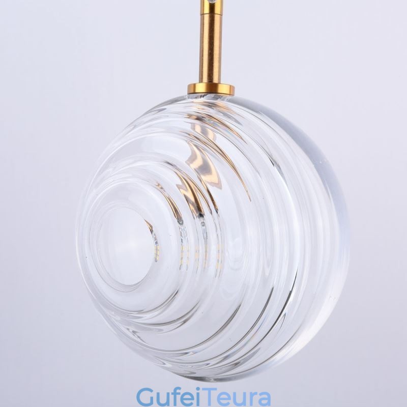 זכוכית תליון אור Creative דקורטיבי גלובוס זכוכית לופט