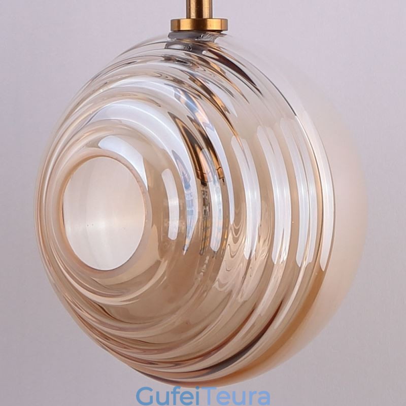 זכוכית תליון אור Creative דקורטיבי גלובוס זכוכית לופט