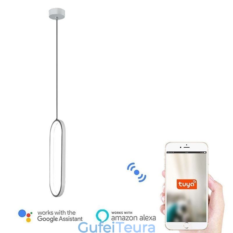 גוף תאורה דקורטיבי אקרילי תליון סגלגל