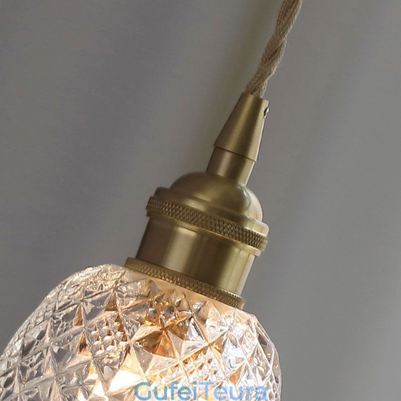 פרח מודרני זכוכית תליון אור 1 אור גוף תאורה דקורטיבי