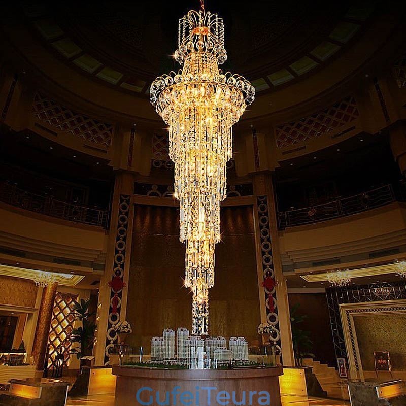 נברשת קריסטל תליון אירופי ארוך