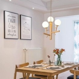 אור תליון מעץ Nordic Creative