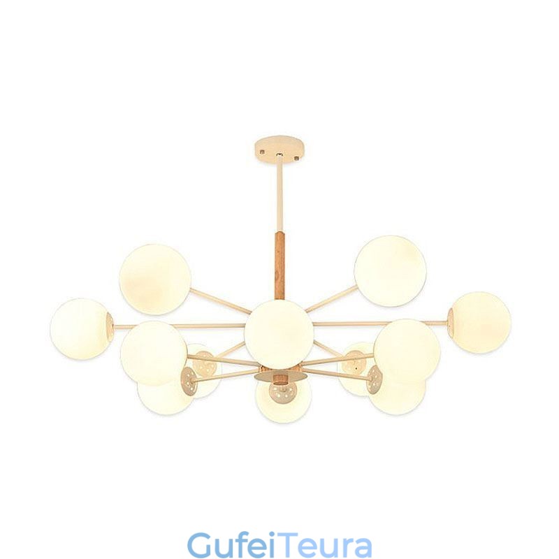 Magic Bean Pendant Light Creative Nordic Wooden Armature