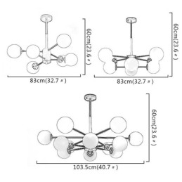 Magic Bean Pendant Light Creative Nordic Wooden Armature