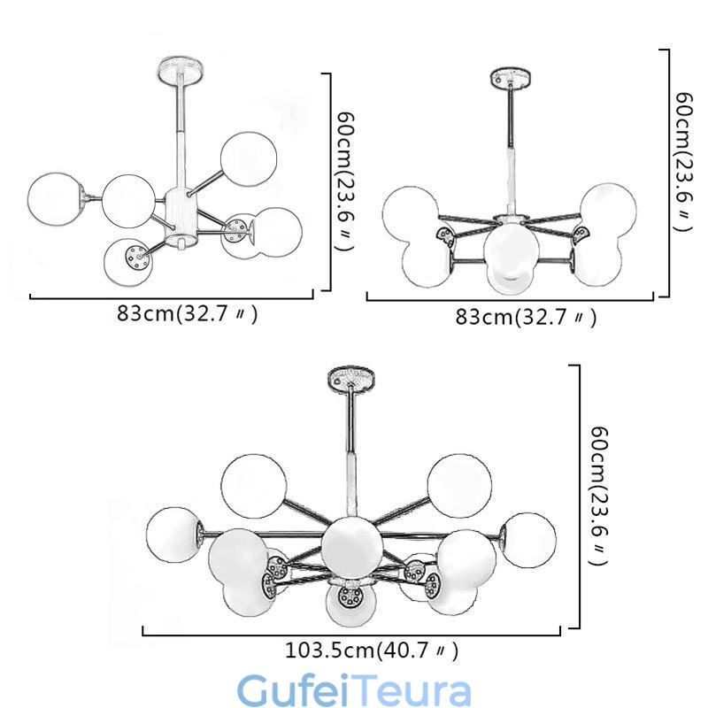 Magic Bean Pendant Light Creative Nordic Wooden Armature