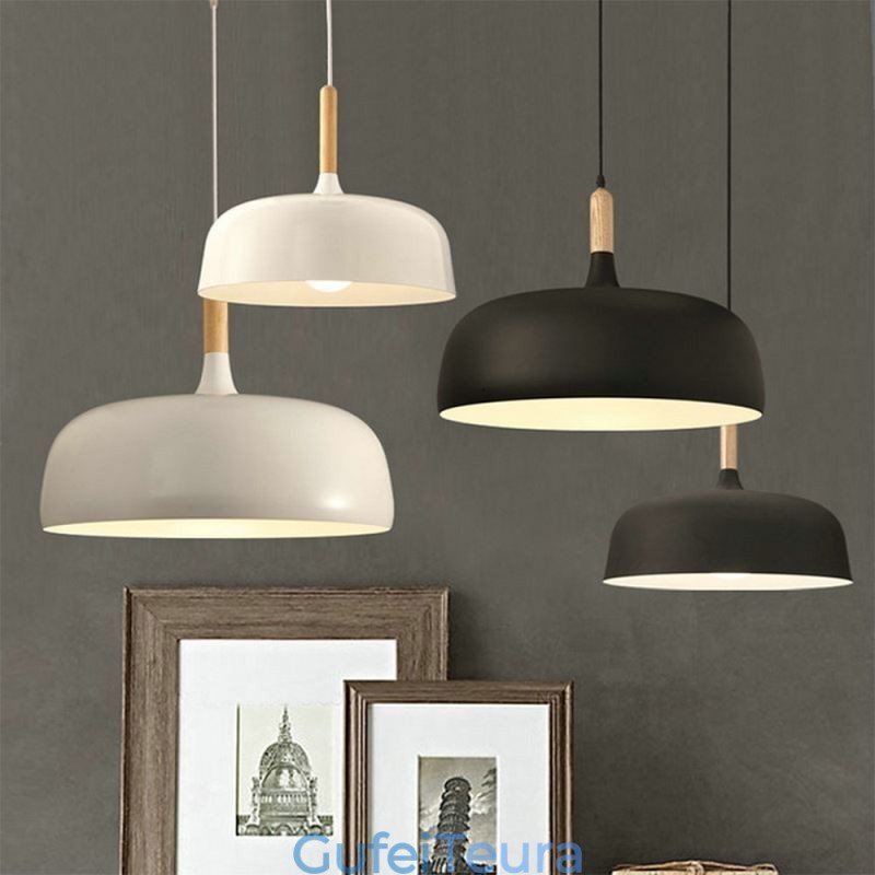 אור תליון נורדי יחיד מתכוונן מנורה בית חום תאורת אור