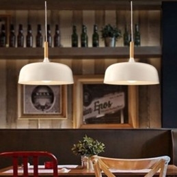 אור תליון נורדי יחיד מתכוונן מנורה בית חום תאורת אור