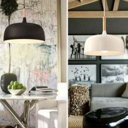 אור תליון נורדי יחיד מתכוונן מנורה בית חום תאורת אור