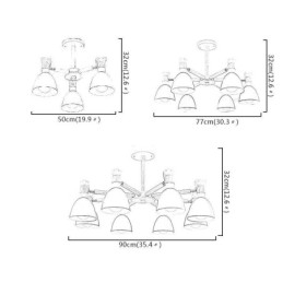 Nordic Macaron תליון נברשת עץ Creative Wood