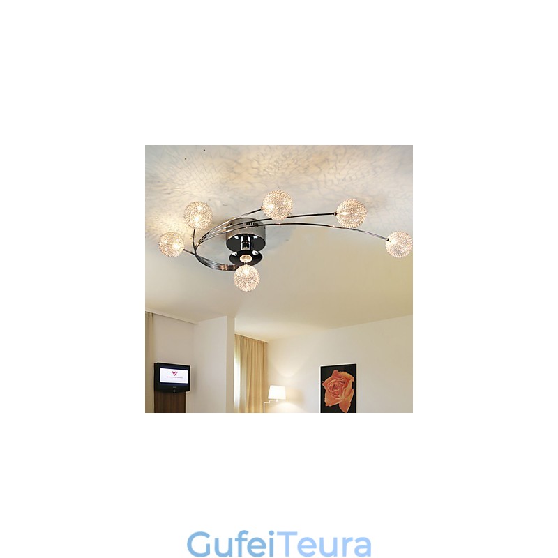 נורות תקרה מודרניות כלולות 6 נורות