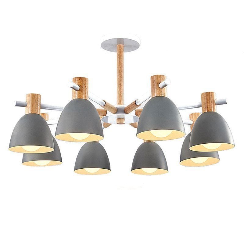 Modern Simple Macaron Pendel Light Creative Wooden Light