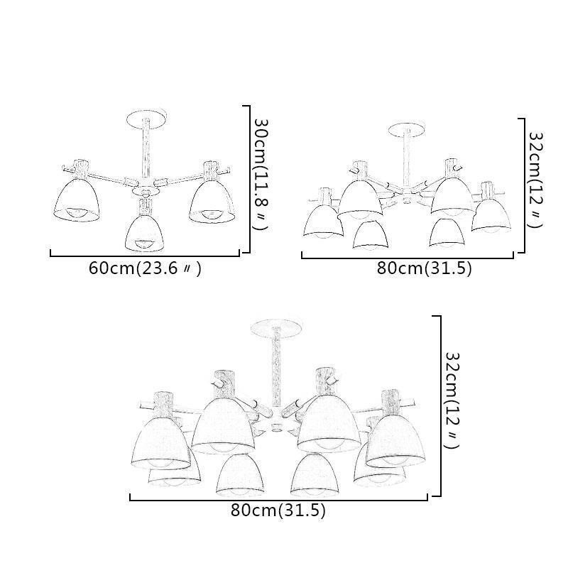 Modern Simple Macaron Pendel Light Creative Wooden Light