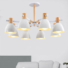 Modern Simple Macaron Pendel Light Creative Wooden Light