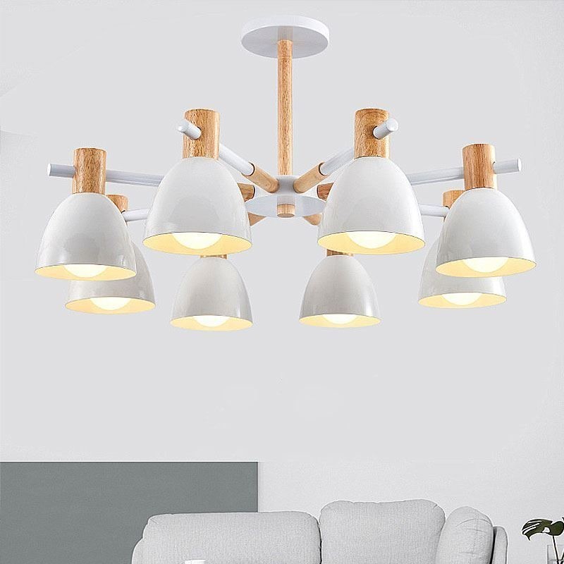 Modern Simple Macaron Pendel Light Creative Wooden Light
