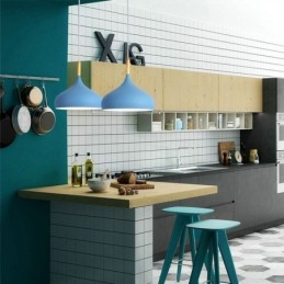 אור תליון מודרני אלומיניום מנורת מקרון לבית אור מתכוונן