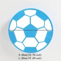 תאורת עיטור מנורת כדורגל מודרנית Creative תליון