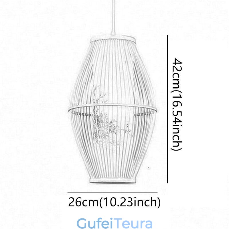 תאורת תליון במבוק קלאסית בעבודת יד