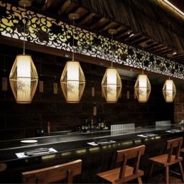 תאורת תליון במבוק קלאסית בעבודת יד