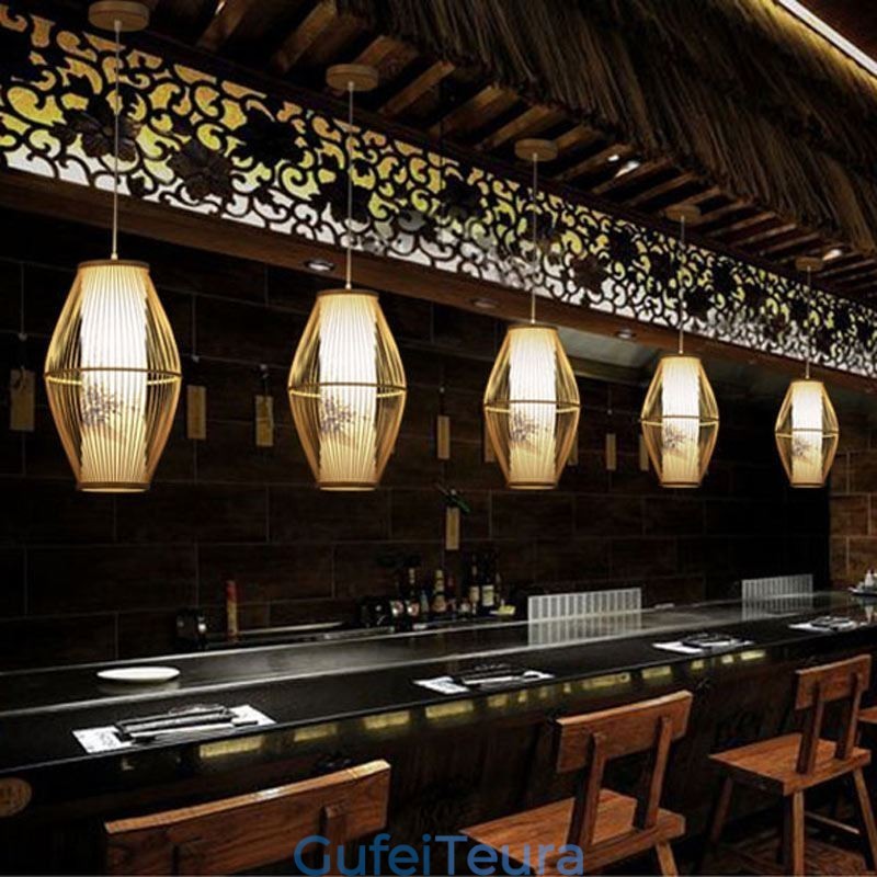 תאורת תליון במבוק קלאסית בעבודת יד