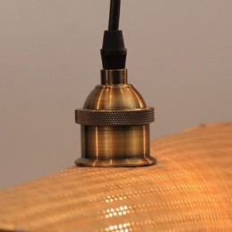 Creative Leaf Pendant Light תאורת חדר תה עכשווית במבוק