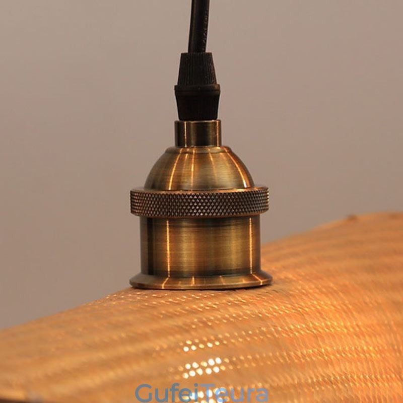 Creative Leaf Pendant Light תאורת חדר תה עכשווית במבוק