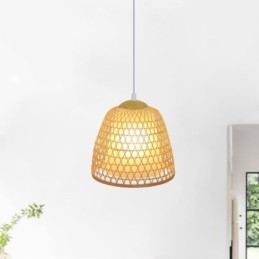 תאורת תליון מבמבוק כיפת Visual Comfort