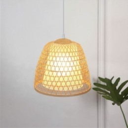 תאורת תליון מבמבוק כיפת Visual Comfort