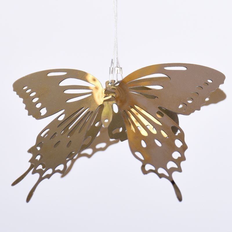 אור תליון נורדי Creative Butterfly Glass Light