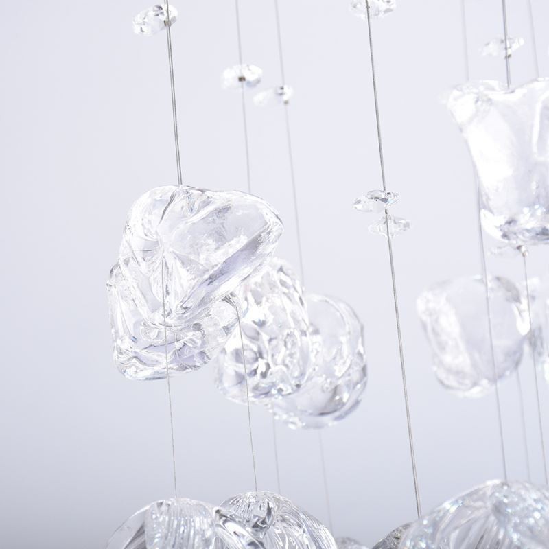 אור תליון נורדי Creative Butterfly Glass Light