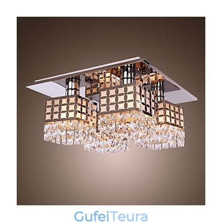 נברשת מודרנית קריסטל אל חלד מגורים 4 אורות