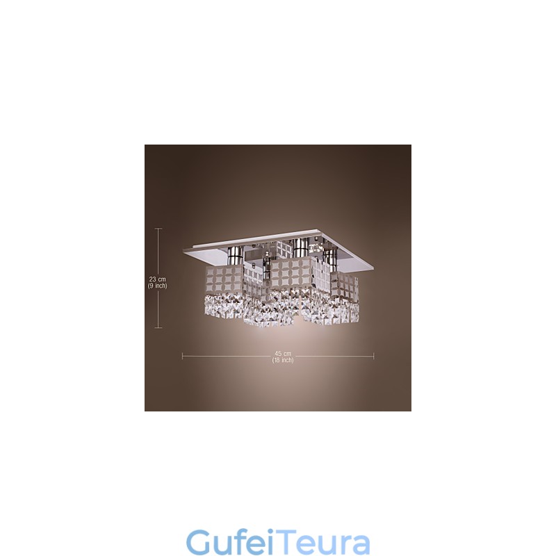 נברשת מודרנית קריסטל אל חלד מגורים 4 אורות