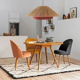 תליון חבל קנבוס אור תקרה ארוג ביד