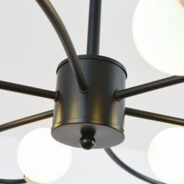 נברשת כפרית 6 אור קלאסי עלי כותרת תקרה תקרה אור