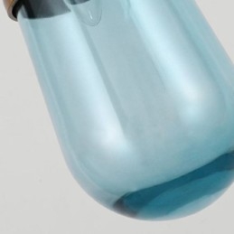 אור תליון זכוכית טיפת מים מודרני מינימליסטי ברזל יצוק אור תקרה קטן