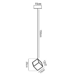 Creative Glass Pendant Light Pavilion אורות תקרה