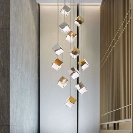 Creative Glass Pendant Light Pavilion אורות תקרה