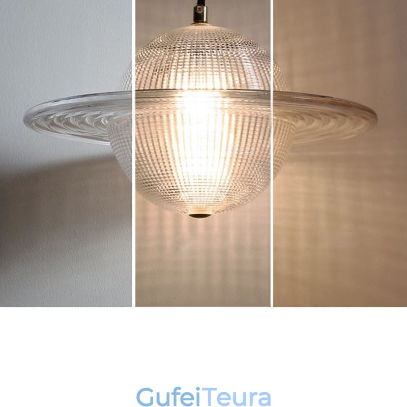 מנורת תקרה מודרנית בצורת תליון זכוכית